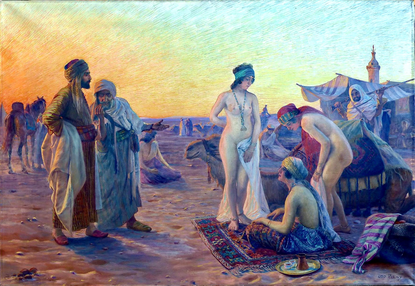  OTTO PILNY  1866 – 1936. Oel auf Leinwand 1916. 160x110cm